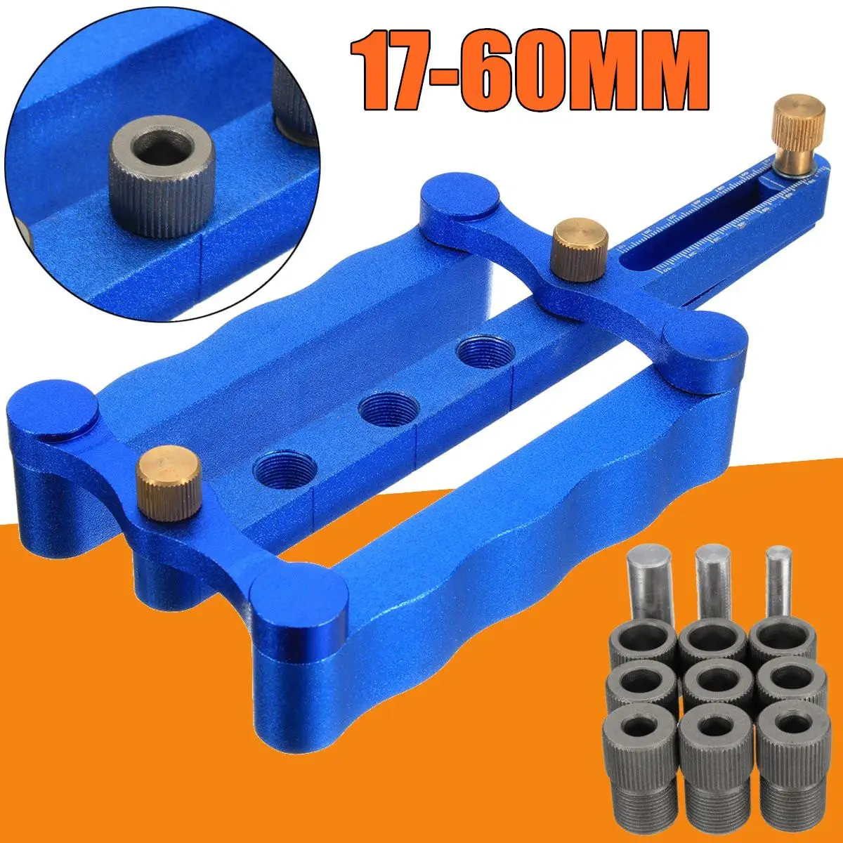 

Self Centering Dowelling Jig Metric Dowel 6/8/10mm Drilling Tools for woodworki L15