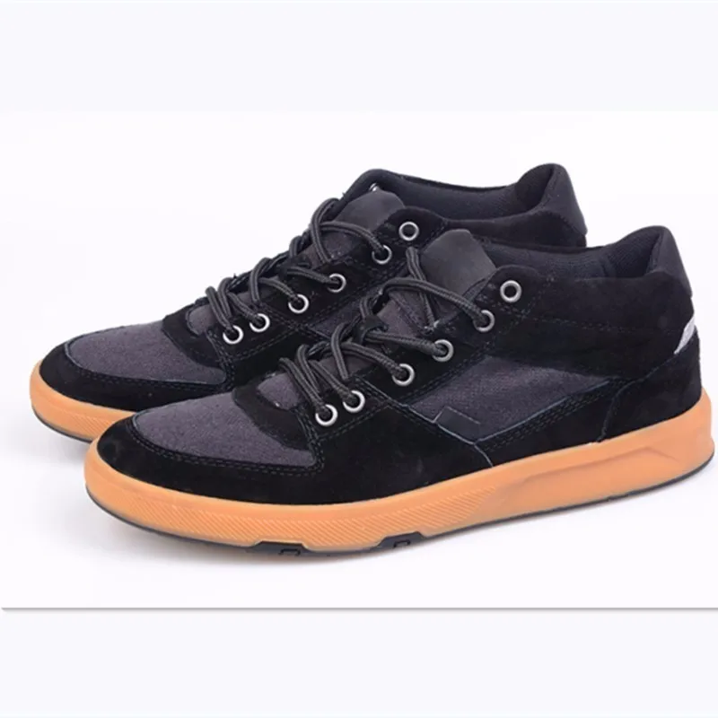 الربيع الخريف جلد طبيعي في الهواء الطلق التخييم Terkking وقت الفراغ تزلج الأحذية عدم الانزلاق ارتداء مقاومة السفر أزياء رياضية