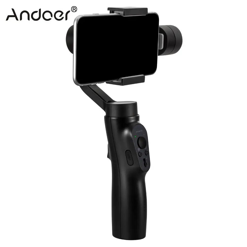 3 Axis Handheld Universal Smart Phone Stabilizer Humanized Control Panel for iPhone X 8 Plus 7 6 SE Samsung Galaxy S9 | Электроника