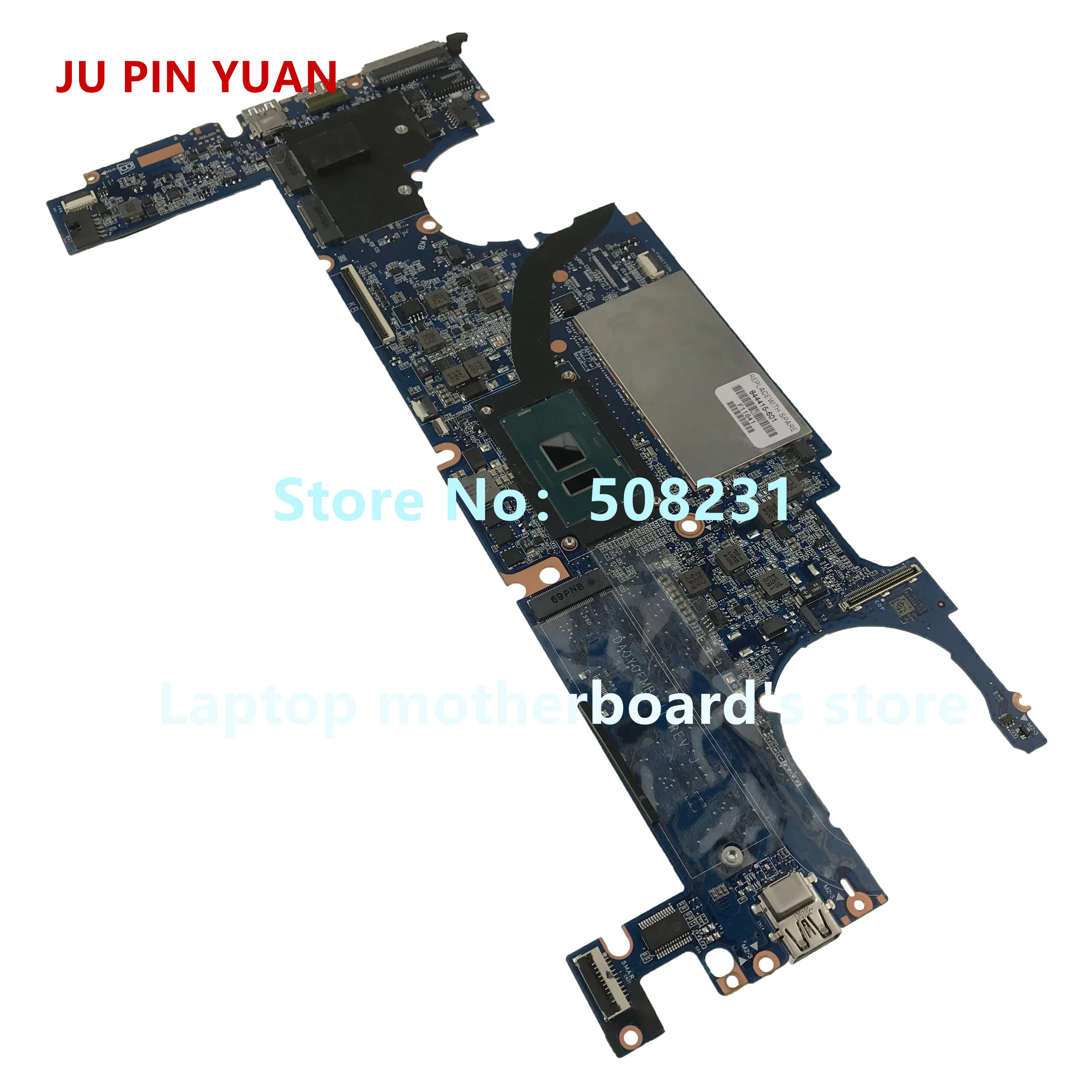 جو دبوس يوان 844415-001 844415-601 محمول لوحة رئيسية لأجهزة HP EliteBook Folio 1040 G3 لوحة النظام i5-6300U 8 GB 100% اختبار بالكامل
