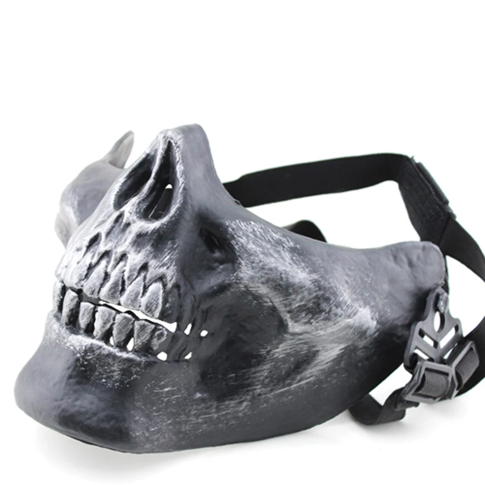 

MA-15 Creative Horrible Cosplay Outdoor Honorable Person CS Halloween Half Face Protective Safety Mask Prop Mask