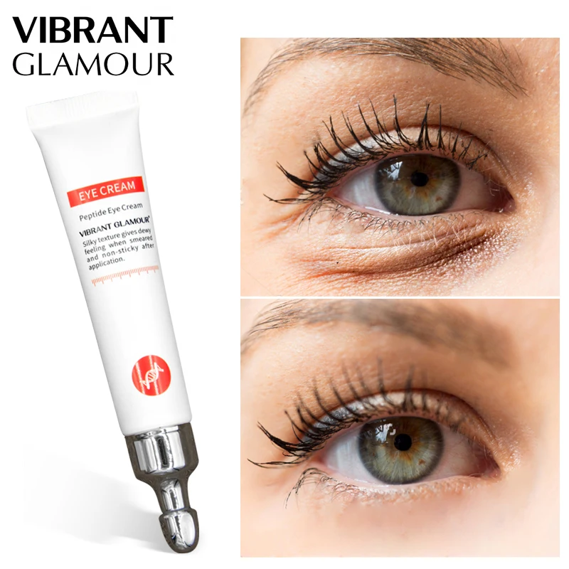 VIBRANT GLAMOUR Eye Cream Peptide Collagen Anti-Wrinkle Anti-aging Remover Dark Circles Eye Care Against Puffiness And Bags VIBRANT GLAMOUR Eye Cream Peptide Collagen Anti-Wrinkle Anti-aging Remover Dark Circles Eye Care Against Puffiness And Bags