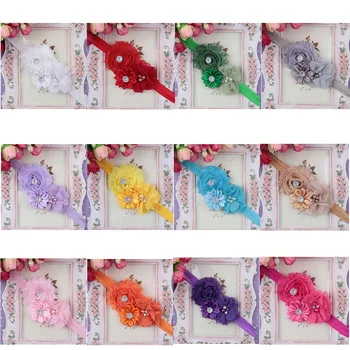 

Hair Accessories for Girls Solid Flower Band for Baby Hair acessorios