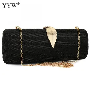 

Elegant Resin Rhinestone Evening Clutch Purse Shoulder Bag for Wedding Party Prom with Chain Strap Evening Tote Bag for Phone