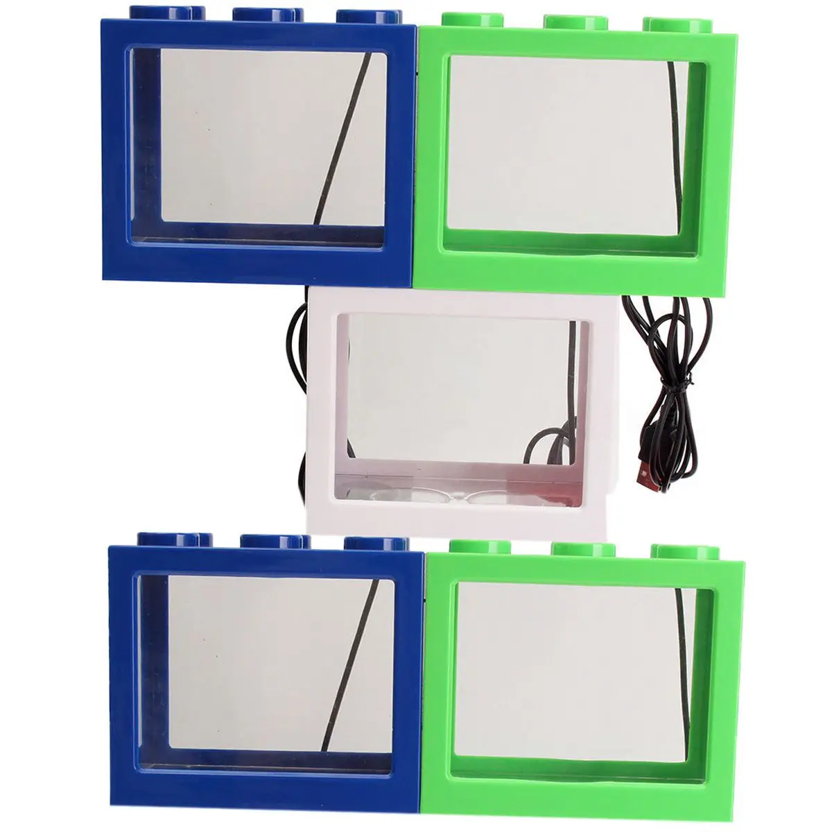 Мини USB LED Освещение Прозрачный Аквариум Украшение для аквариума офисное