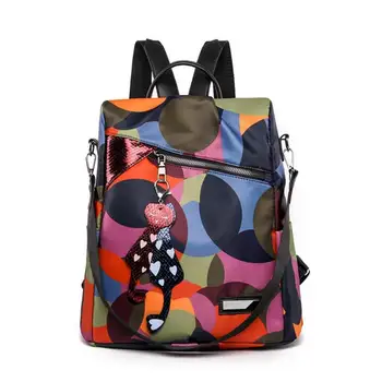 

Fashion Anti-thief Women Backpack Nylon Large Capacity for Teenage Girls Student Travel School Book Backpack