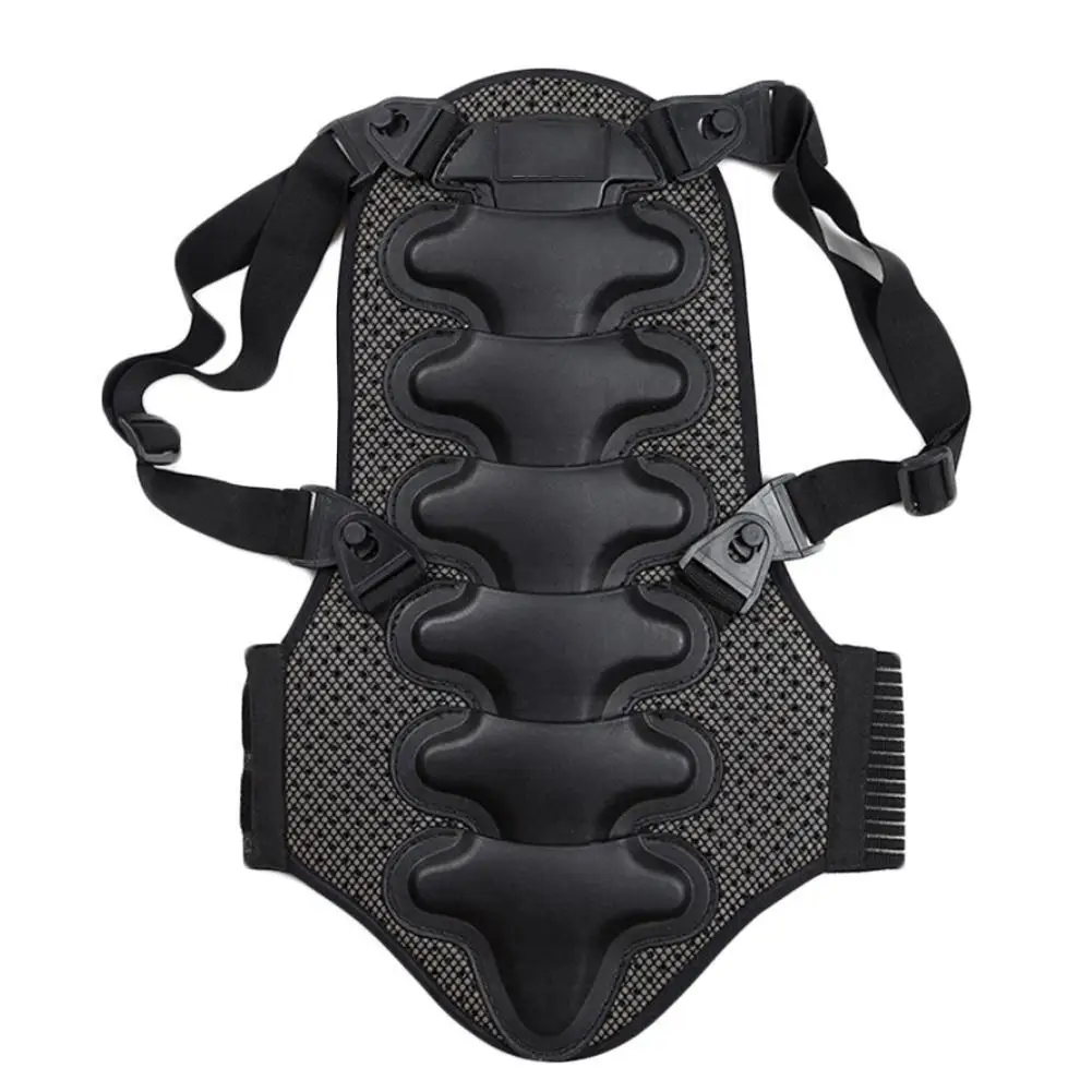 

2018 Back Support Double Pads PE Shell Sports Back Vest Protection Ski Skating Cycling Motocross Downhill Body Protective