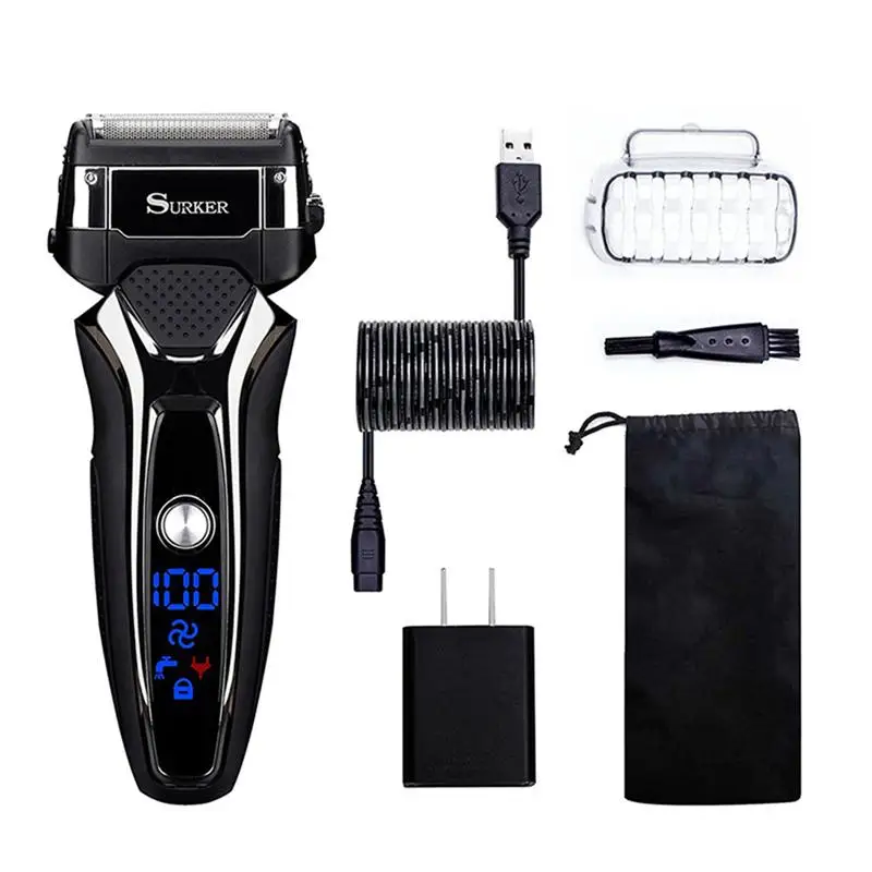 

Bread Shaver Rechargeable Waterproof Electric Sidebums Trimmer Machine Shaving Machine Razor Shaver For Men Adults