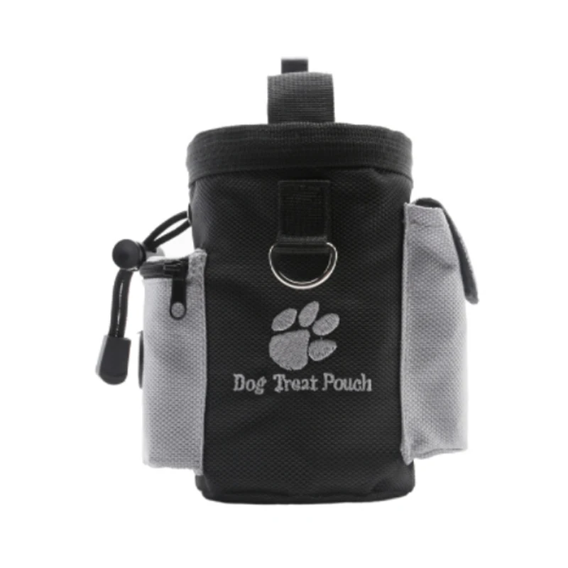 

1PC Black Treat Bags Pet Dog Puppy Obedience Agility Bait Training Waterproof Food Treat Pouch Bag Snack Reward Waist Bag