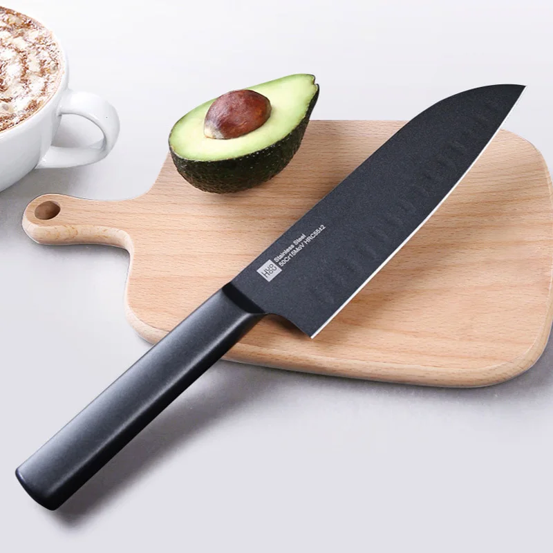  Original Millet youpin Huohou Kitchen Non-stick Knife Stainless Steel Knife Set 307mm Slicing Knife - 33001081517