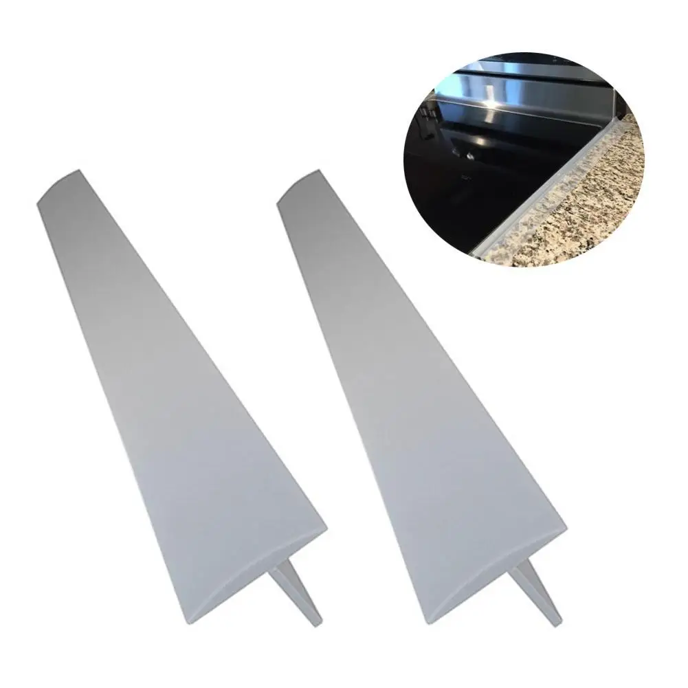 2pcs Set Silicone Stove Counter Gap Cover Oven Guard Spill Seal