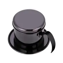 Чашка из нержавеющей стали, вьетнамская капельная Кофеварка, фильтр для заварки, вьетнамский стиль, кофейная кружка, ситечко, кофейные инструменты, высокое качество