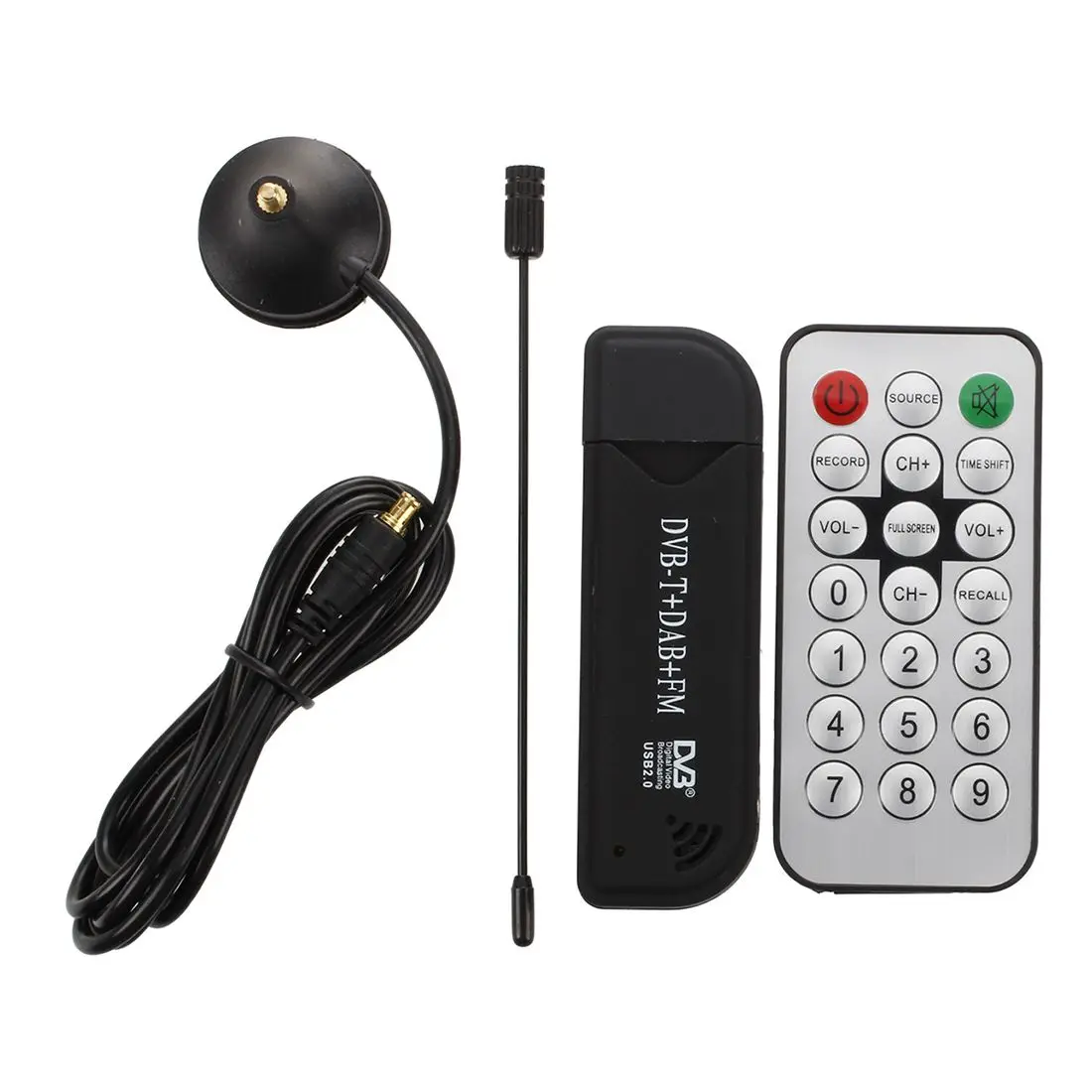 FM + DAB USB DVB-T RTL2832U FC0013B(E4000) Антенна | Электроника