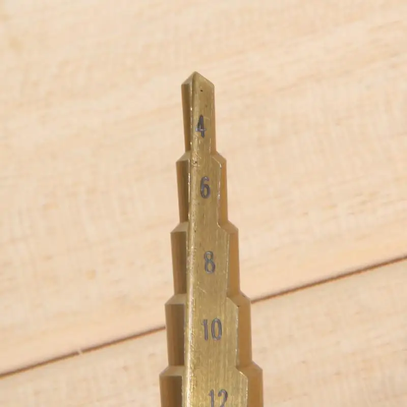 Дырокол 4-12 мм конусное ступенчатое сверло инструменты Зенковка сверло электроинструменты ступенчатое сверло для металлических инструментов набор