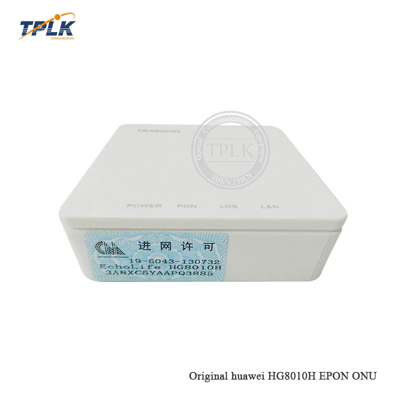 Free shipping Used 10pcs HW HG8010H 1GE EPON ONU with to FTTH mode SC/UPC English Firmware with/without US adapter to Peru