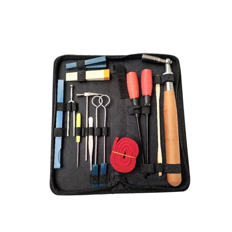  13pcs/set Professional Piano Tuning Maintenance Tool Kits Hammer Stick Screwdriver With Case Portab