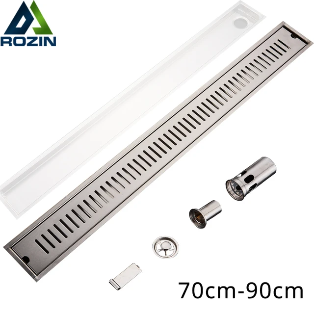 900mm Long Strip Floor Drain 304 Stainless Steel Odor resistant Shower