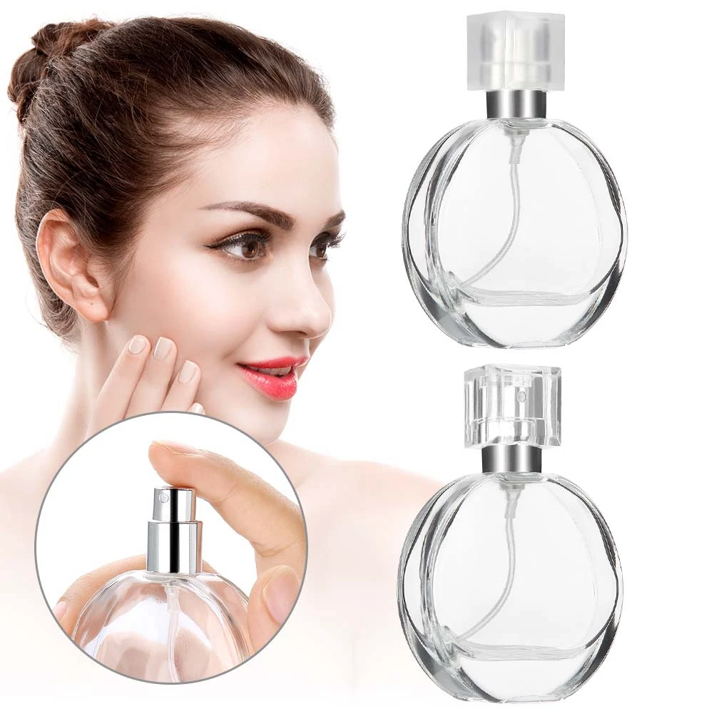 25ml glass perfume bottle mini portable travel Containers filled with