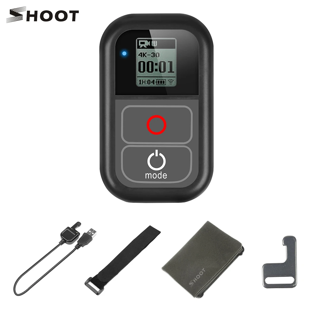 

SHOOT XTGP183 Smart WiFi Remote Controller Waterproof Remoter for GoPro Hero 7 6 5 4 3+ 3 for GoPro Hero session Action Cameras