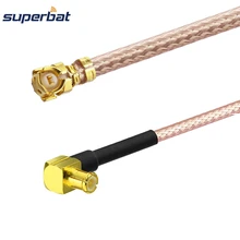 Только IPX/U. FL правый угол Женский Джек MCX вилка правый угол RF Pigtail коаксиальный кабель RG178 10 см для антенна Беспроводной