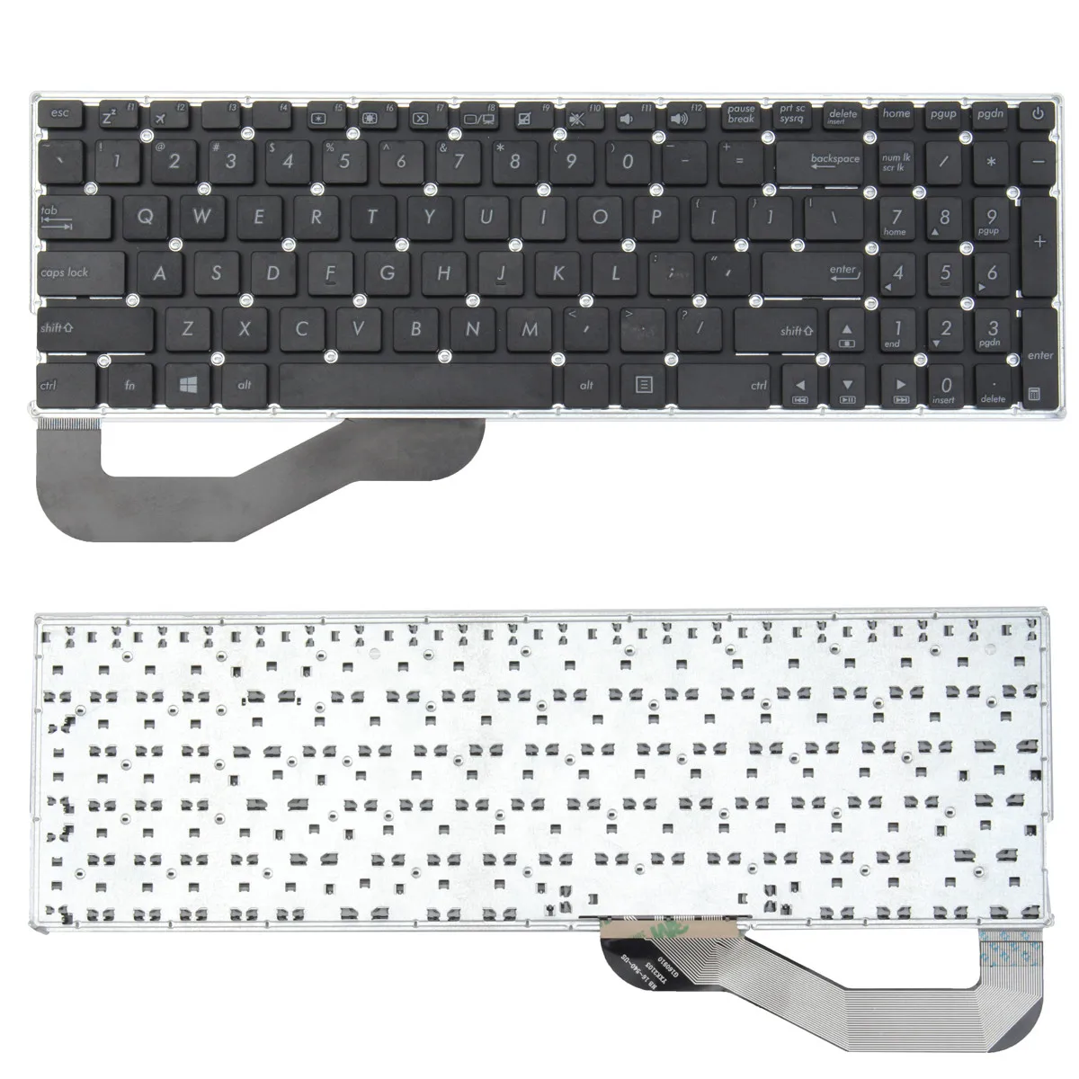Новый для Asus X540 X540L X540LA X540LJ X540LJ4005 X540S серии США черная клавиатура Ключ Шапки комплекты поздно 2017 Mid 2018