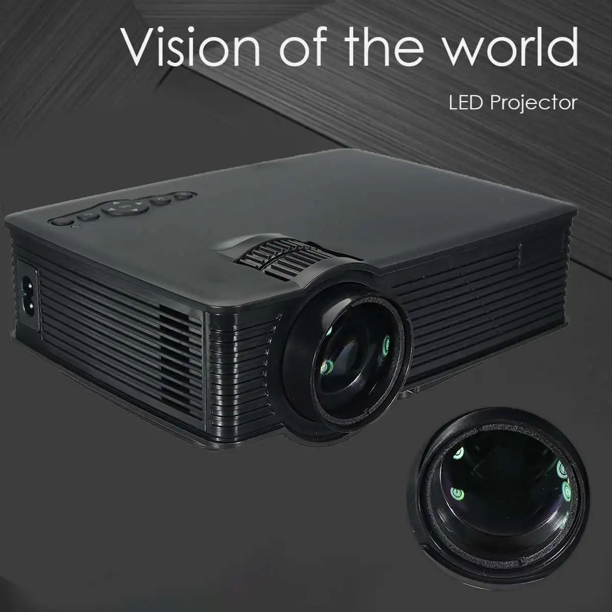 Portable 3000 Lumens HD 1080P 3D Multimedia Projector LED Home Theater HDMI USB Home Theatre System