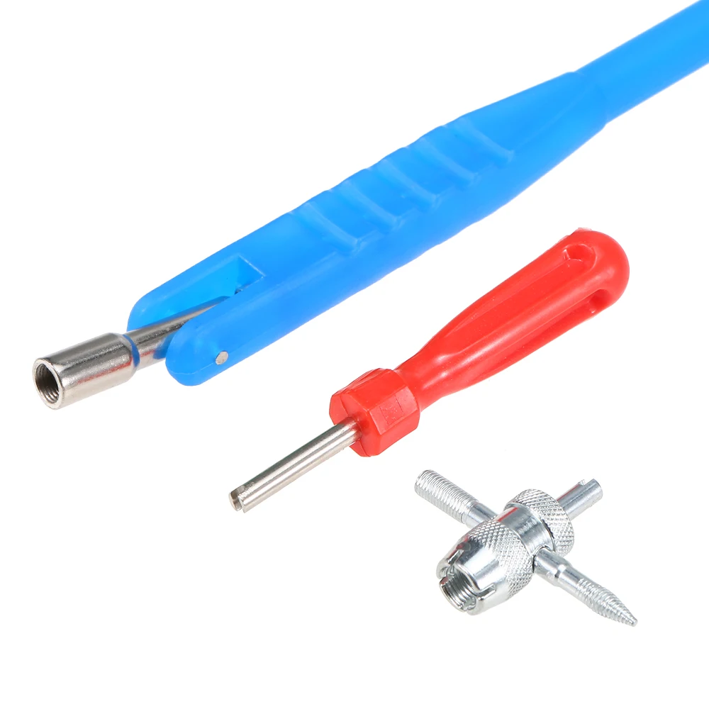 1 Set Tyre Valve Core Repairing Tools Kit Car Tyre Valve Stem Puller