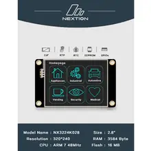 Nextion усовершенствованная NX3224K028-2,8 ''HMI умный сенсорный экран iPhone 5V Полноцветная Дисплей USART на тонкопленочных транзисторах на тонкоплёночных транзисторах ЖК-дисплей модуль