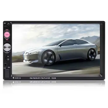 

Top Deals 7023B 2 Din Car Multimedia Audio Player Stereo Radio 7“ Touch Screen HD MP5 MP4 Player Support Bluetooth FM Camera S