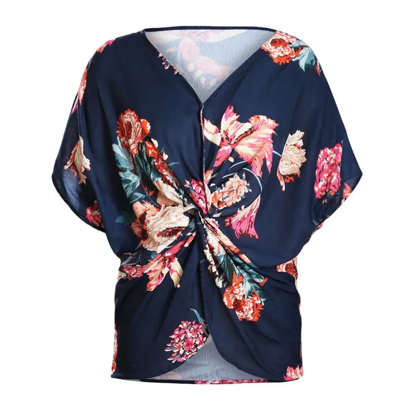 Womens Fashion Floral Print T-Shirts Mother