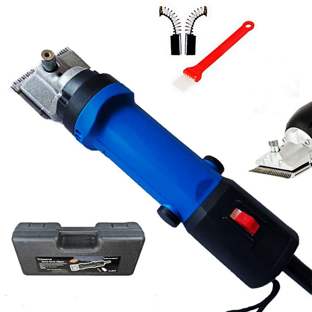 

110V/220V Electric Clipper Horse Wool Shear Machine w/Box Adjustable Speed Animal Shearing Sheep Hair Horsehair Clipper Tool