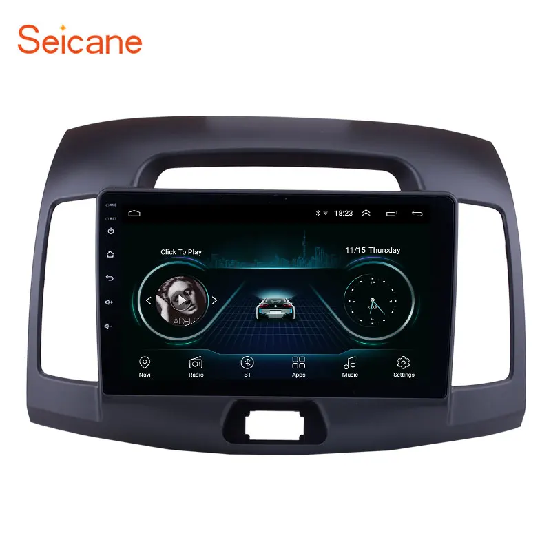 

Seicane Android8.1 HD Car Radio 2Din 9" Multimedia Player GPS Navi Stereo For 2007 2008 2009 2010 2011 Hyundai Elantra Head Unit