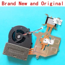 Ноутбук вентилятор процессора с радиатором медная трубка радиатора модуль для sony Vaio VPCF11M1E VPCF11S1E F11M1E VPCF12z1e серии ноутбука