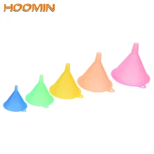 HOOMIN 5 шт./компл. мини-воронка пищевой материал Pinkycolor полупрозрачный бар вино колба воронки Кухонные гаджеты