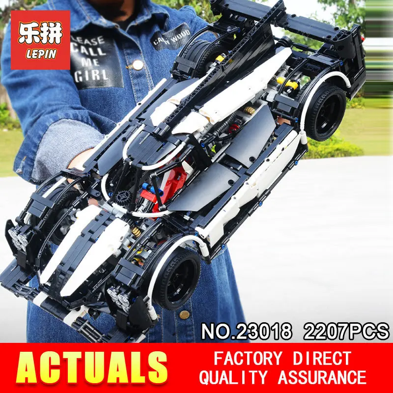 

2018 Technic Series New Lepin 23018 Moc 5530 Hybrid Super Racing Car Educational Toys Building Blocks Bricks Diy For Children