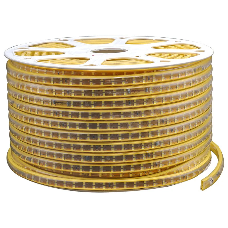 #Best 100m lot 2835 smd Ultra Super Bright Tape IP65 180led m Double Row LED Strip Light 2835 SMD ac 220V Hotel Building