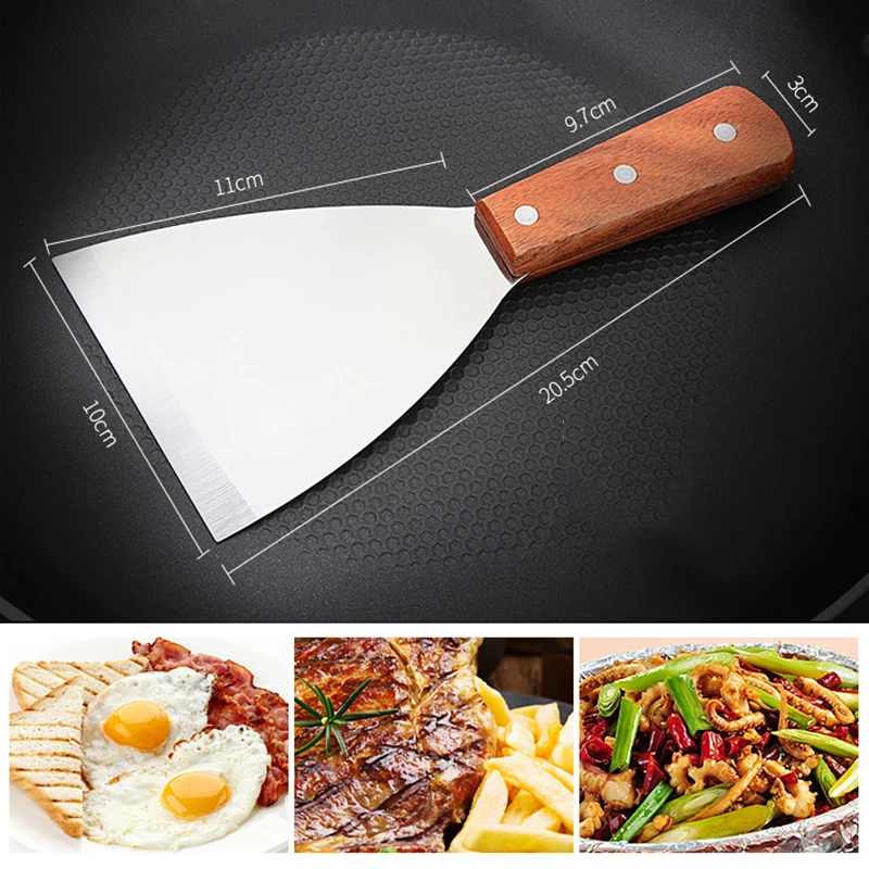 

Stainless Steel Spatula Turner Flat Burger Pancake Pizza Griddle Grill 1 Pieces