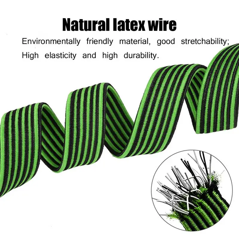 Эластичный багажный галстук 4 м велосипедный грузовой галстук ремни с крюком сверхмощный багажный стеллаж Банджи шнур