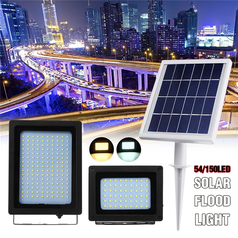

Super Bright LED Solar Lamps Floodlight Solar Power Waterproor Outdoor Garden Street Emergency Security Flood Light