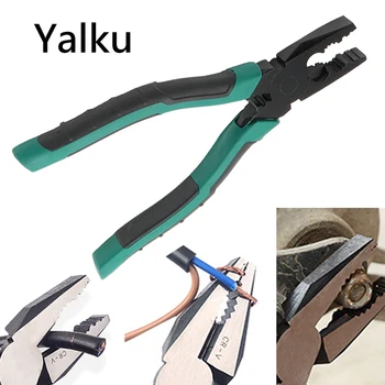 

Yalku Multi functional 8" Wire Pliers Combination High Quality Wire Cutter Tool Pliers Hand Tool Wire Cutter Repair Tool Pliers