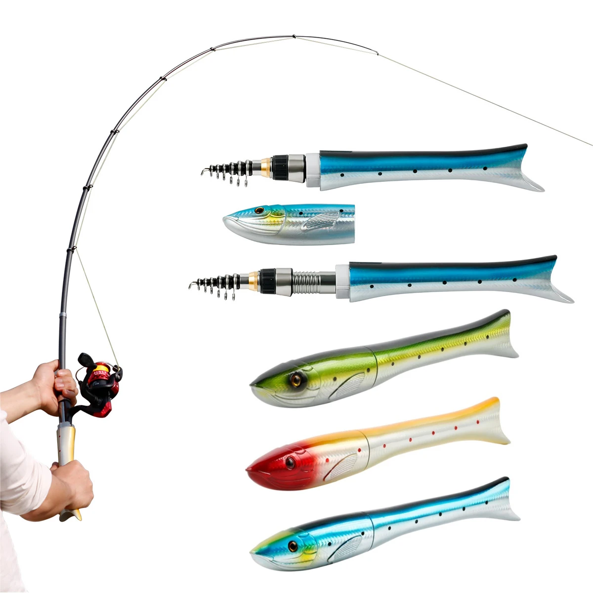 المحمولة البسيطة تلسكوبي الصيد رود بكرة كومبو يشبع عدة الغزل قصبة صيد خشبية البحر قضبان لطي مقبض الاطفال معدات صيد الأسماك المحمولة البسيطة تلسكوبي الصيد رود بكرة كومبو يشبع عدة الغزل قصبة صيد خشبية البحر قضبان لطي مقبض الاطفال معدات صيد الأسماك