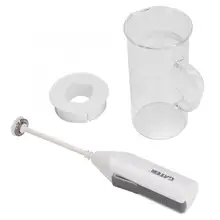 Мощный электрический молоковзбиватель из нержавеющей стали пружинный венчик пенообразователь бытовой яичный блендер миксер