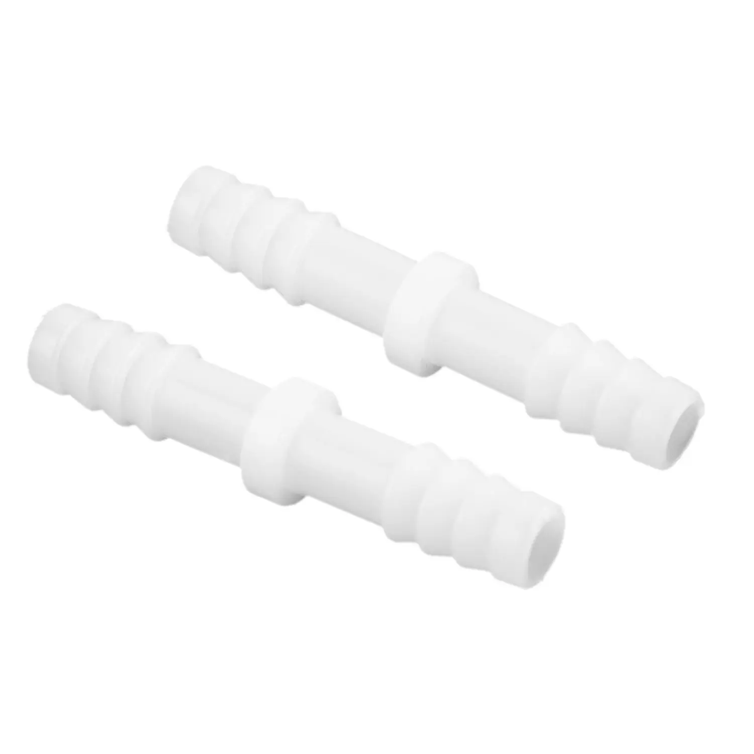 

2 pcs Aquarium Straight Connector 8mm Diameter for Air Line Tube White Plastic Drop Shipping