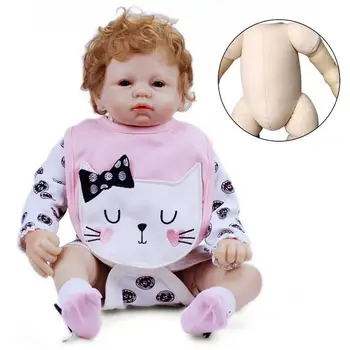 

New Arrival Reborn Baby Dolls 53cm Fashion Full Silicone Vinyl Bebe Reborn Realistic Princess Baby Toy Kids Simulation Dolls