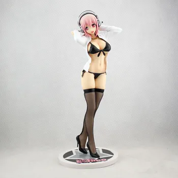 

2color Anime 1/6 Scale Super Sonico Swimsuit Ver 26cm Cast Off Sexy Girl Action Figure Sonic Toy Collectibles Kids Toy Brand New