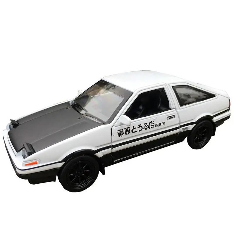 

Qiu Mingshan Initial D Toy Ae86 Alloy Model Car Sound And Light Pull Back Toy Car Children's Birthday Present