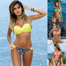 Thefound модные женские туфли пуш-ап бюстгальтер с мягкими чашечками бинт бюстгальтер купальник купальный костюм треугольник купальный