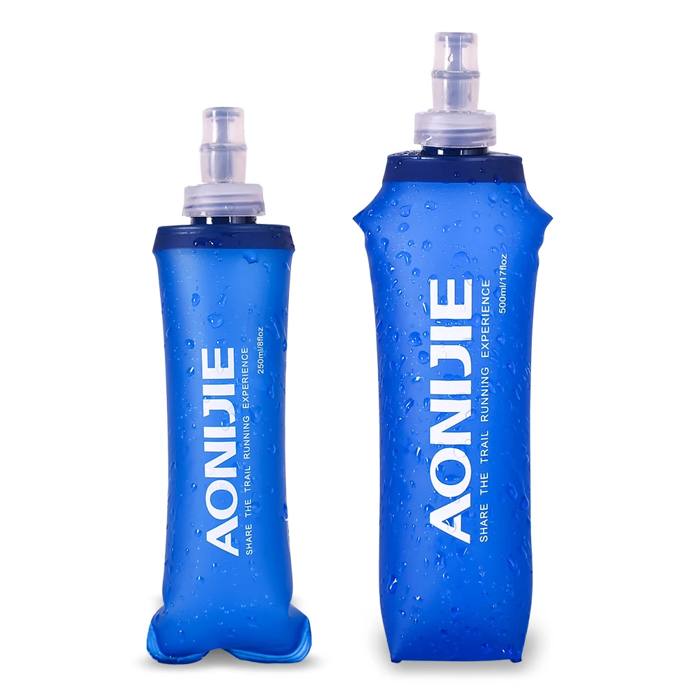 AONIJIE 250/500 мл бутылка для увлажнения воды складная BPA ПВХ мягкая чайник походная