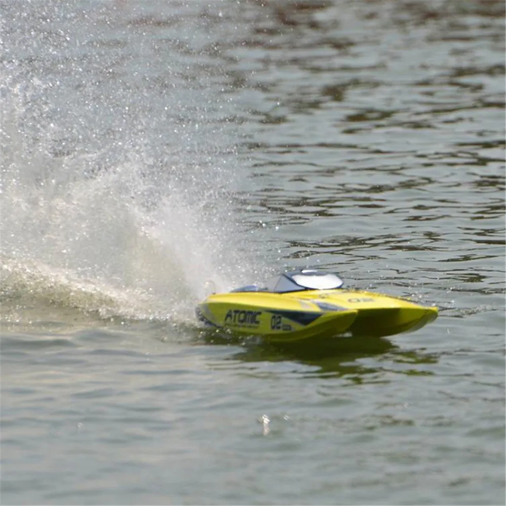 Новые RC лодки игрушки 65 км/ч высокая скорость 2 Modes2.4GHz 2CH 300 м дистанционное