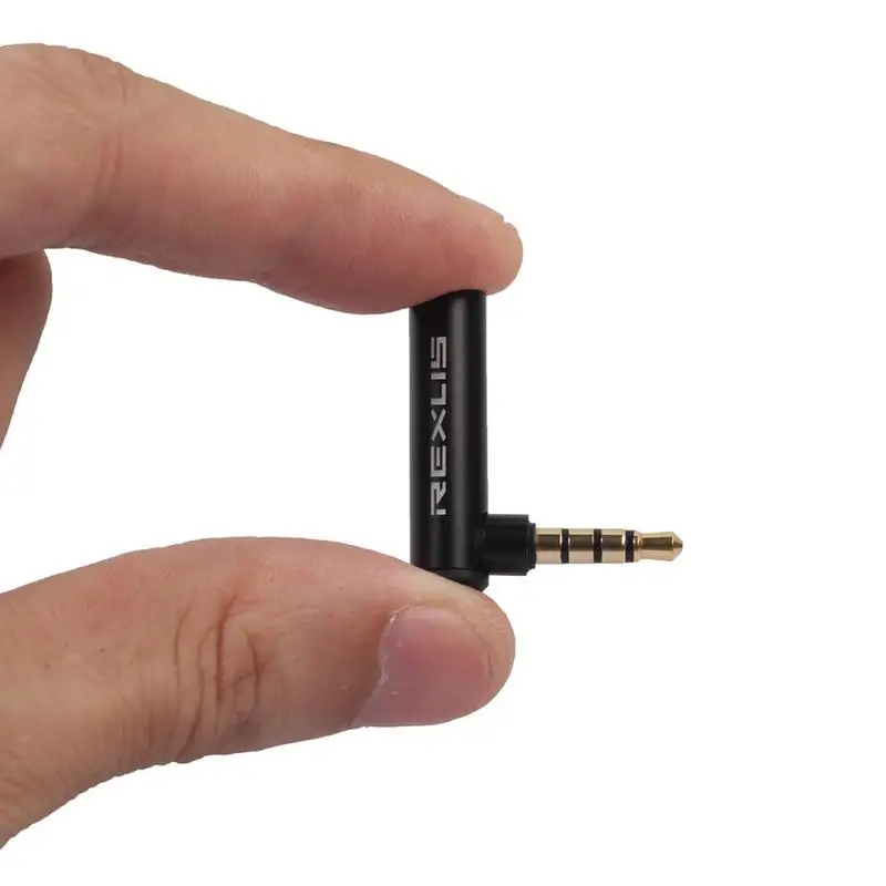 

1PC 3.5mm Male To Female 90 Degree Right Angled Audio Adapter Earphone Adapter Audio Microphone Jack Stereo Plug Connector